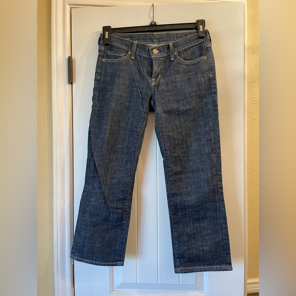 Citizens of Humanity cropped jeans, size 26